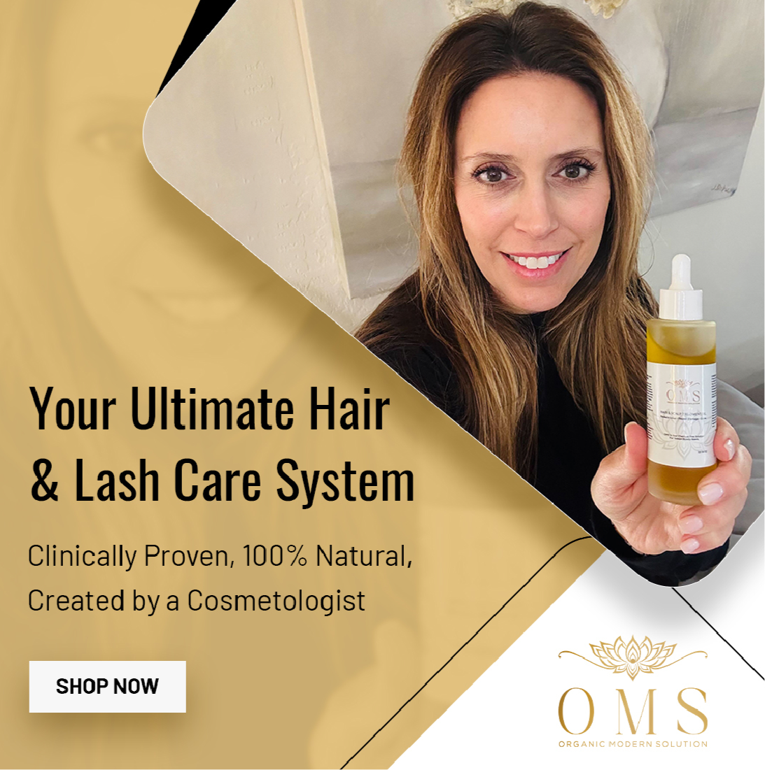 OMS Combo (save 15%)OMS Hair & Scalp Rejuvenating Treatment Oil with Lash & Brow Growth/Nourishing Treatment Oil (Irritation Free) - Fast Results